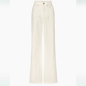 NWT Good American Rhinestoned Good Ease Relaxed Jeans